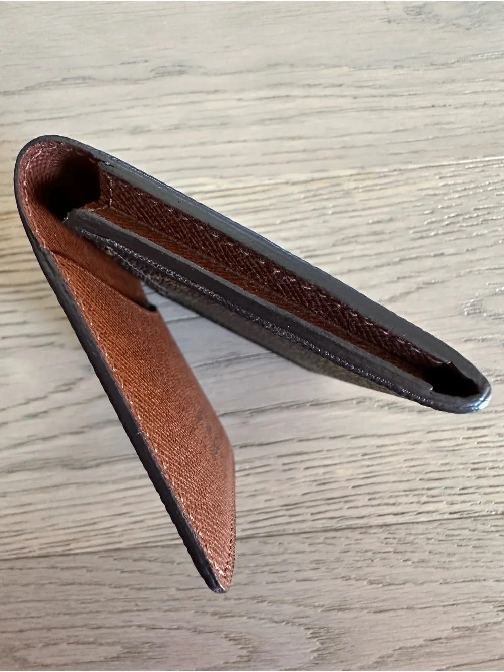 Louis Vuitton Monogram Enveloppe Carte de Visite Card Holder Unisex Full Set